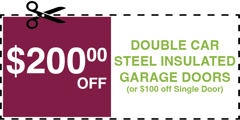 200 off garage door repair locust valley