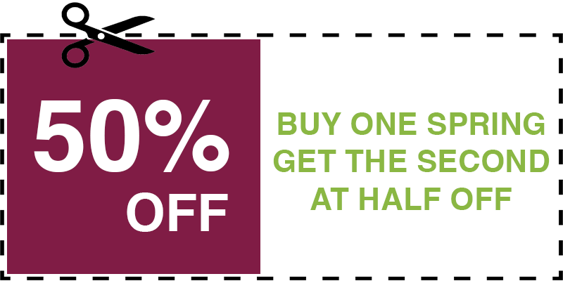 HALF OFF GARAGE SPRING locust valley